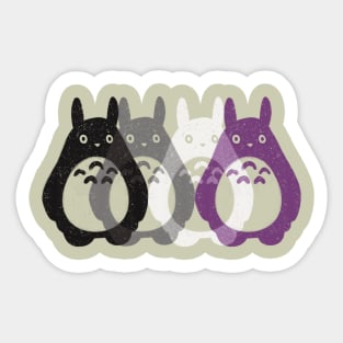 Asexual Ace Pride Forest Spirit Sticker